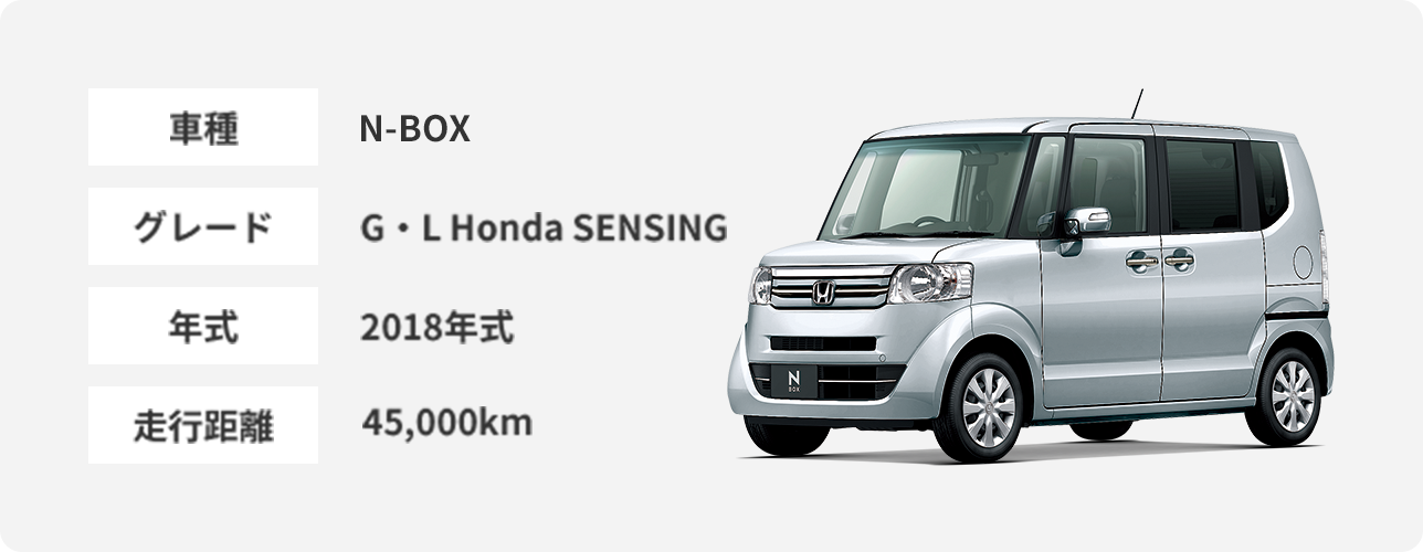 N-BOX G・L Honda SENSING 2018年式 走行距離45,000km